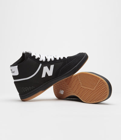 New Balance Numeric 440 Hi Shoes - Black / White / White