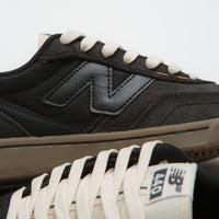 New Balance Numeric 440 Shoes in Black and Gum / Orange thumbnail