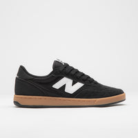 New Balance Numeric 440 Shoes in Black and Gum / White thumbnail