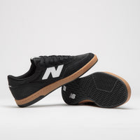 New Balance Numeric 440 Shoes in Black and Gum / White thumbnail