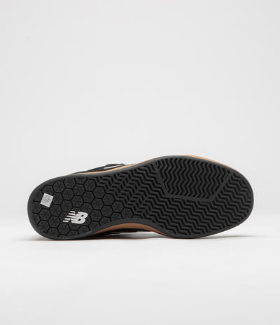 New Balance Numeric 440 Shoes in Black and Gum / White