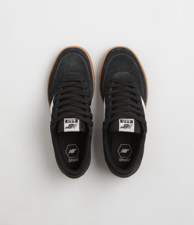 New Balance Numeric 440 Shoes in Black and Gum / White