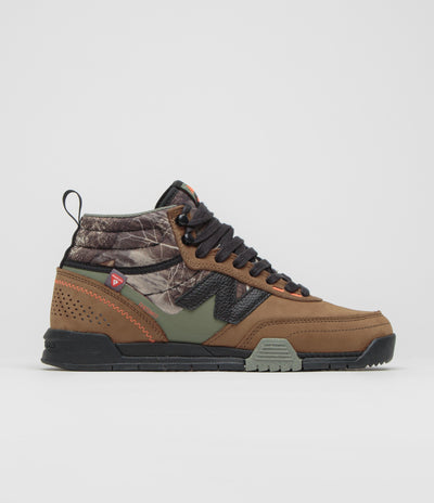 New Balance Numeric 440 Trail High Shoes in Woodland and Black
