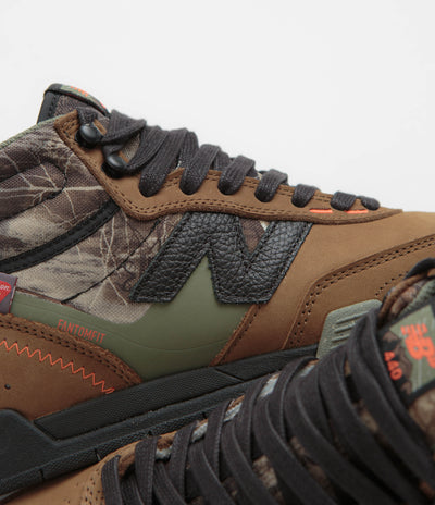 New Balance Numeric 440 Trail High Shoes in Woodland and Black