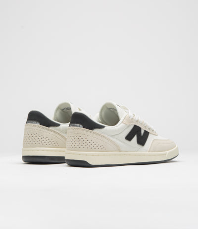 New Balance Numeric 440 V2 Shoes in Sea Salt and Black