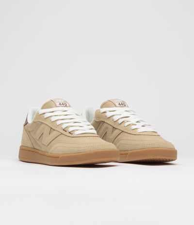 New Balance Numeric 440 V2 Shoes in Tan and Gum