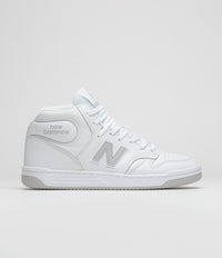 New Balance Numeric 480 Hi Shoes in White and Grey
