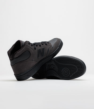 New Balance Numeric 480 High Shoes - Charcoal / Leather