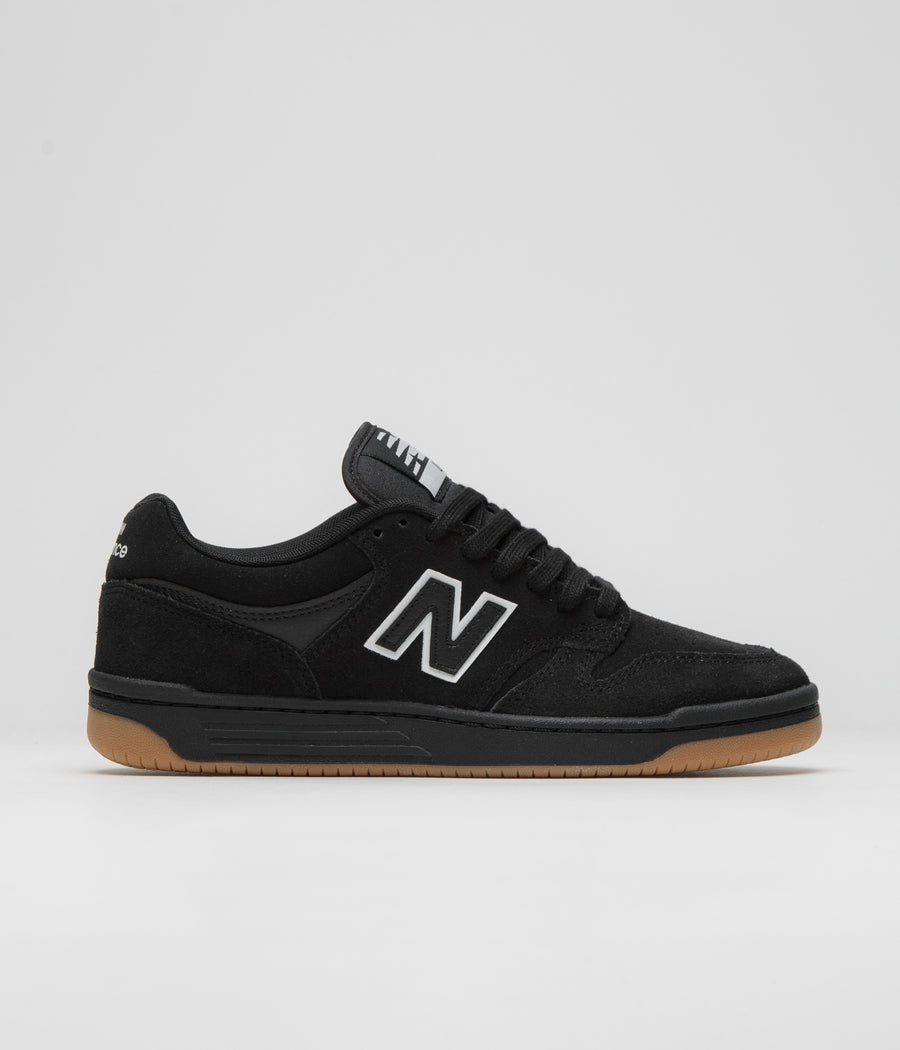 New Balance Numeric 480 Shoes in Black and Black