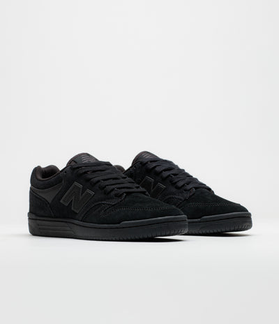 New Balance Numeric 480 Shoes - Black / Black