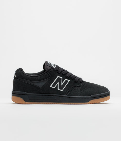 New Balance Numeric 480 Shoes - Black / Black / Gum
