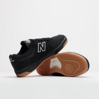 New Balance Numeric 480 Shoes in Black and Black / Gum thumbnail