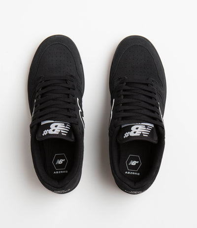 New Balance Numeric 480 Shoes in Black and Black / Gum