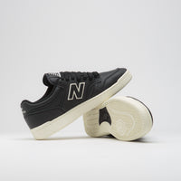 New Balance Numeric 480 Shoes in Black and Sea Salt thumbnail