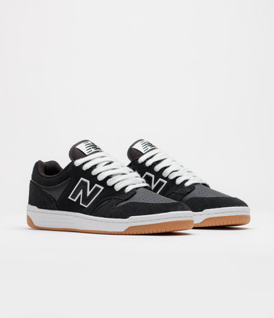 New Balance Numeric 480 Shoes - Black / White