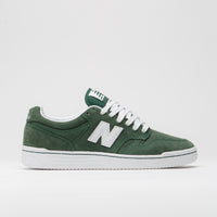 New Balance Numeric 480 Shoes - Forest Green / White thumbnail