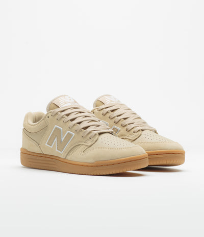 New Balance Numeric 480 Shoes in Incense and Gum