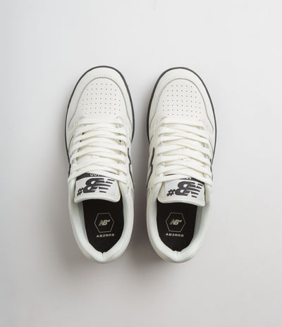 New Balance Numeric 480 Shoes in Sea Salt and Black