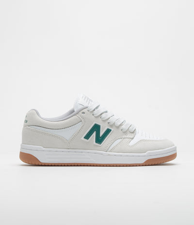 New Balance Numeric 480 Shoes - Sea Salt / White