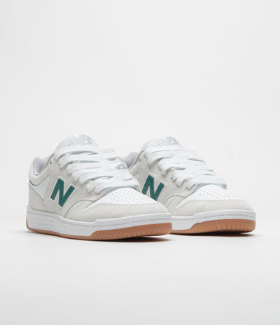 New Balance Numeric 480 Shoes - Sea Salt / White