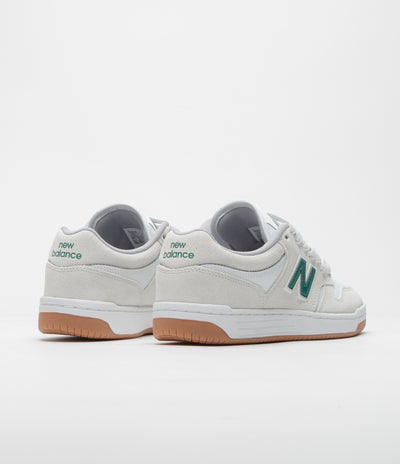 New Balance Numeric 480 Shoes - Sea Salt / White