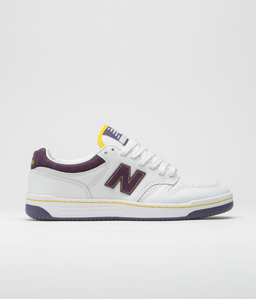 New Balance Numeric 480 hvide Shoes - White / Purple