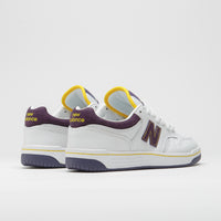 New Balance Numeric 480 Shoes - White / Purple thumbnail