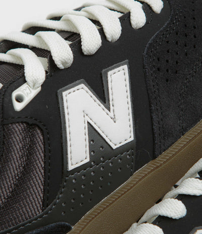 New Balance Numeric 508 Brandon Westgate Shoes - Black / Gum / White