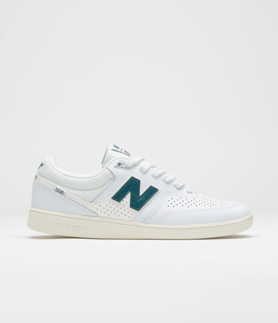 New Balance Numeric 508 Brandon Westgate Shoes - White / Green