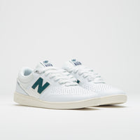 New Balance Numeric 508 Brandon Westgate Shoes - White / Green thumbnail