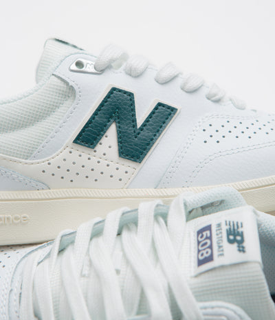 New Balance Numeric 508 Brandon Westgate Shoes - White / Green