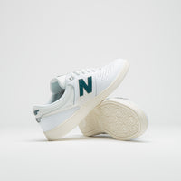 New Balance Numeric 508 Brandon Westgate Shoes - White / Green thumbnail