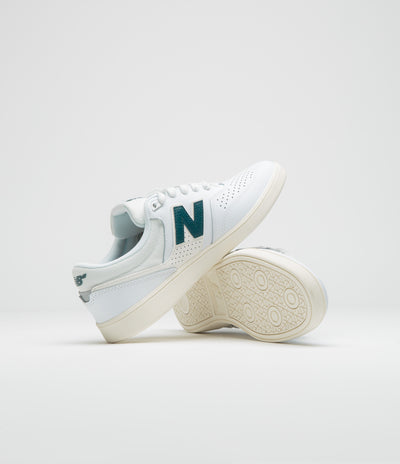 New Balance Numeric 508 Brandon Westgate Shoes - White / Green