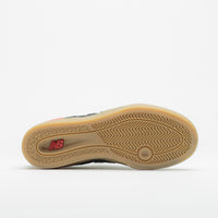 New Balance Numeric 574 Shoes in Black and White / Gum thumbnail