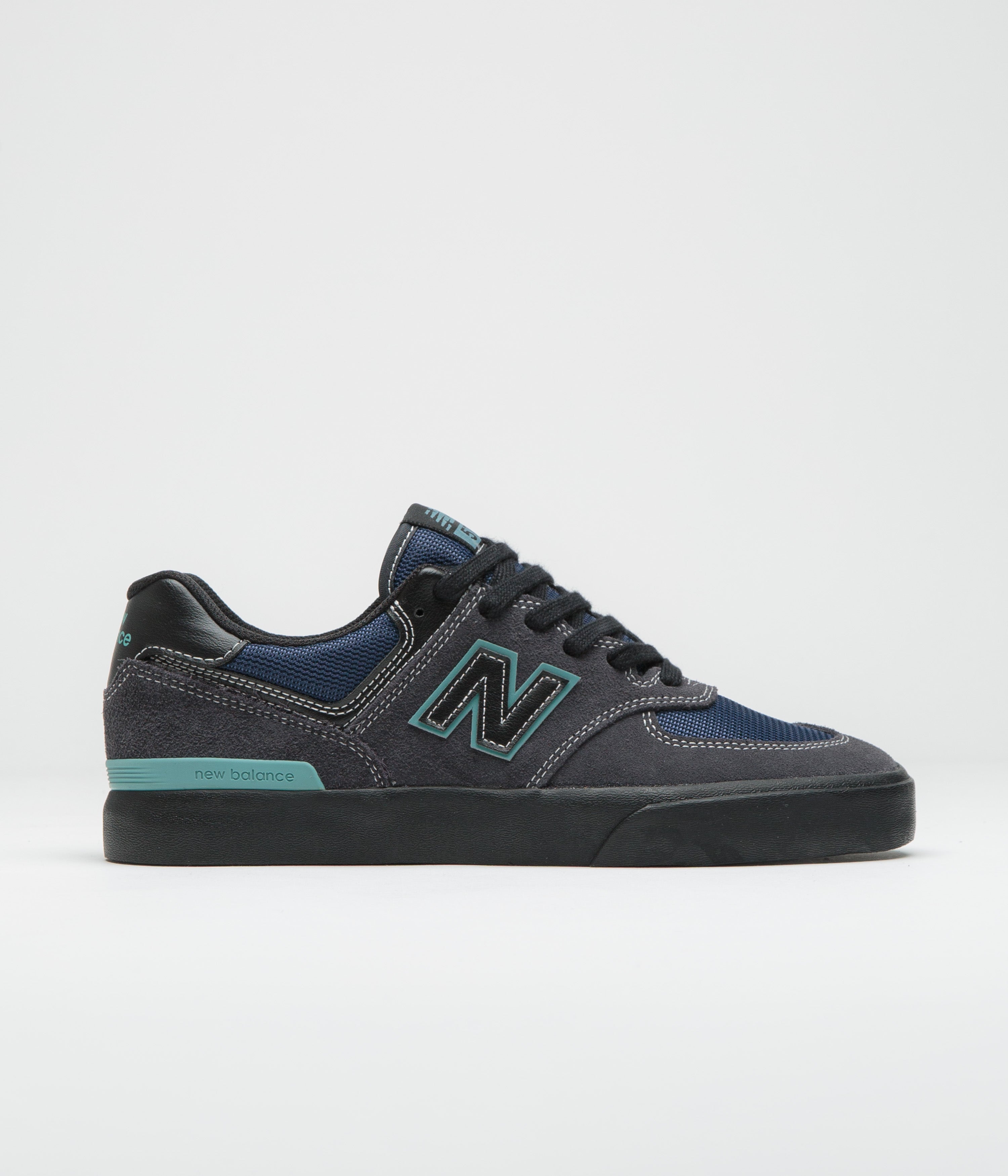 New Balance Numeric 574 Shoes - Cement / Teal