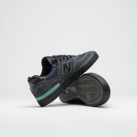 New Balance Numeric 574 Shoes - Cement / Teal thumbnail