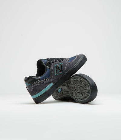 New Balance Numeric 574 Shoes - Cement / Teal