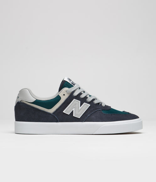 New Balance Numeric 574 Shoes - Navy / Grey