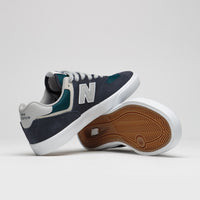 New Balance Numeric 574 Shoes - Navy / Grey thumbnail