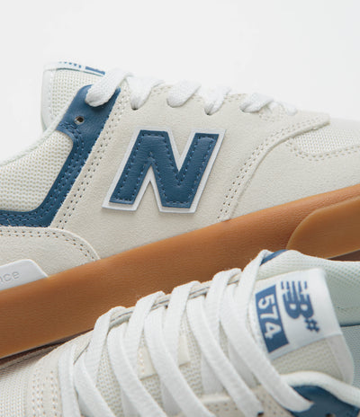 New Balance Numeric 574 Shoes in Sea Salt