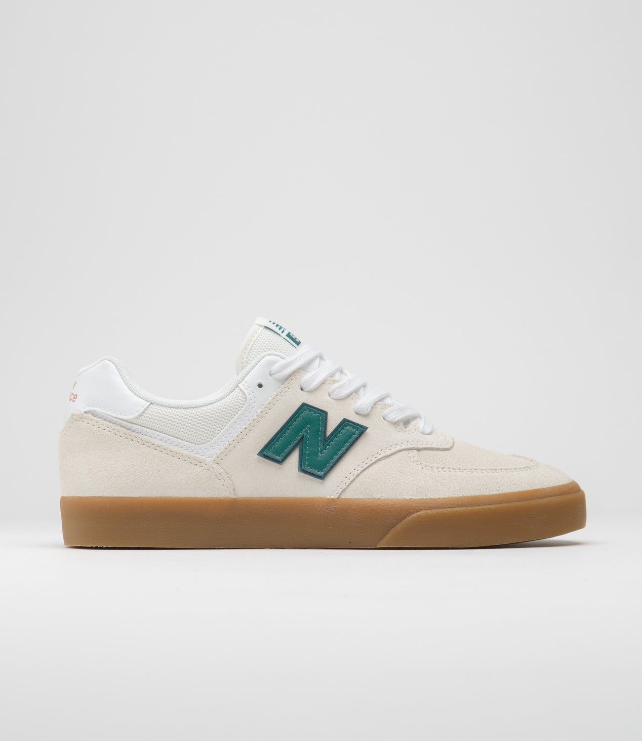 New Balance Numeric 574 Shoes Sea Salt Vintage Teal Flatspot