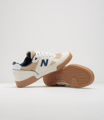 New Balance Numeric 600 Tom Knox Shoes - Sea Salt