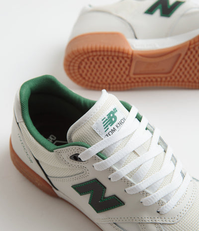 New Balance Numeric 600 Tom Knox Shoes - White / Gum