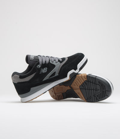 New Balance Numeric 770 Shoes - Black / Charcoal