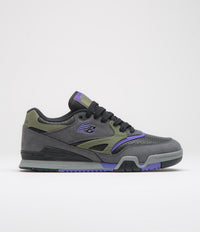 New Balance Numeric 770 Shoes in Charcoal and Purple