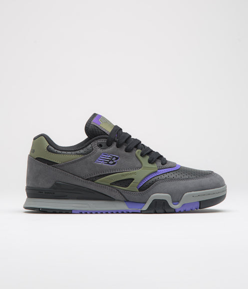 New Balance Numeric 770 Shoes - Charcoal / Purple