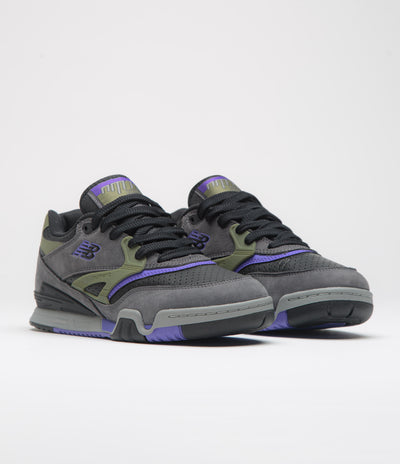 New Balance Numeric 770 Shoes - Charcoal / Purple