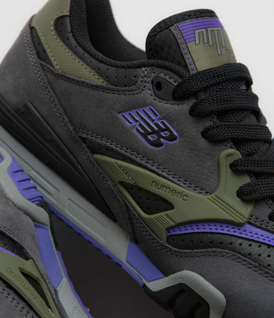 New Balance Numeric 770 Shoes - Charcoal / Purple
