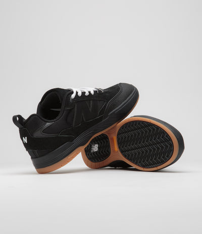 New Balance Numeric 808 Tiago Lemos Shoes - Black / Gum