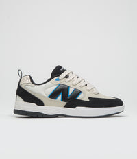 New Balance Numeric 808 Lite Tiago Lemos Shoes in Sea Salt and Black